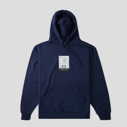 Frog Skateboards Hood HOLY F*CK PULLOVER NAVY