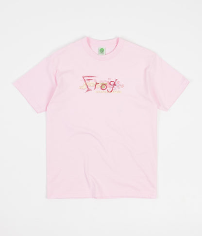 Frog Tee BUSY FROG PINK TONE Skateboard T-Shirt