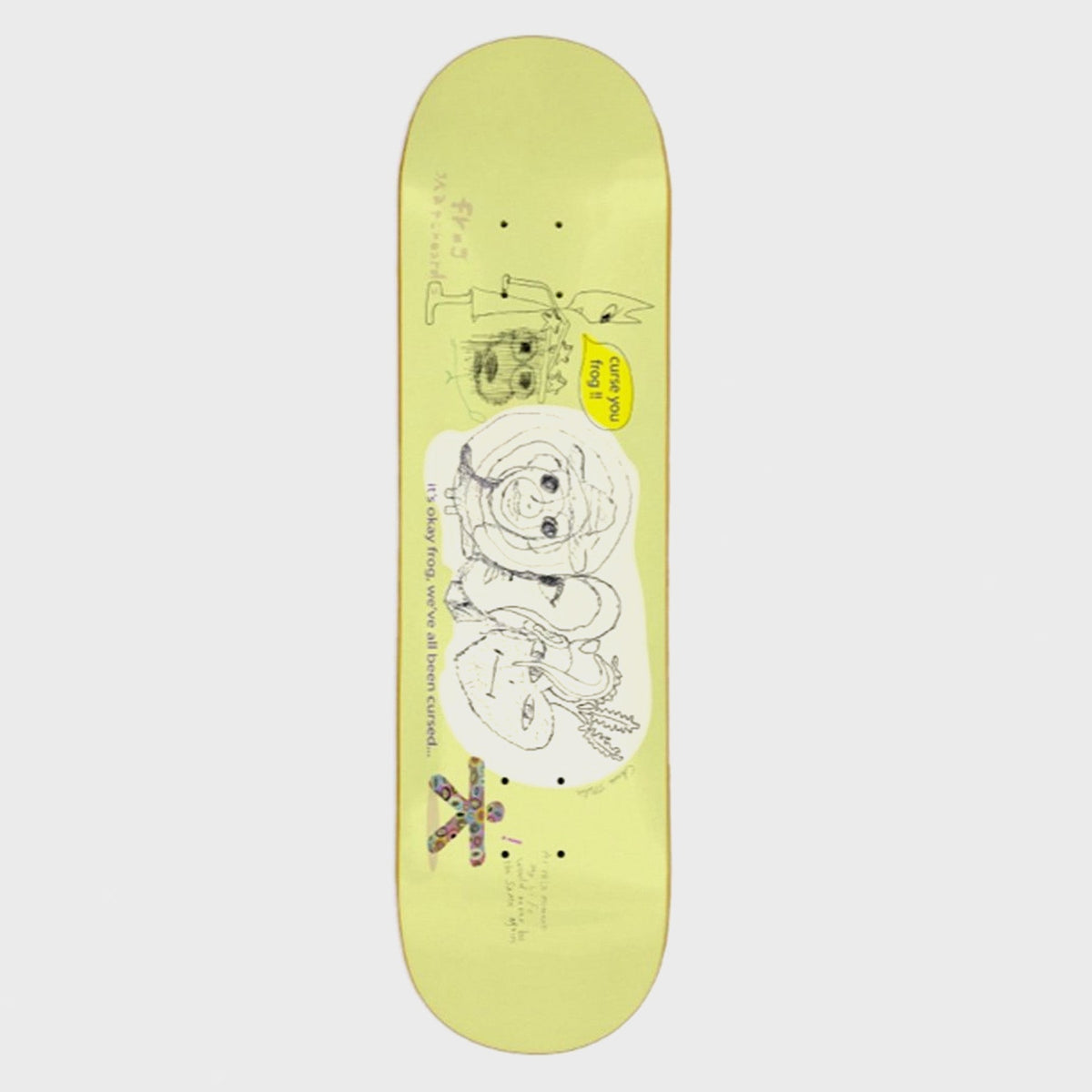 Frog Skateboards Deck Cursed Chris Milic 8 5