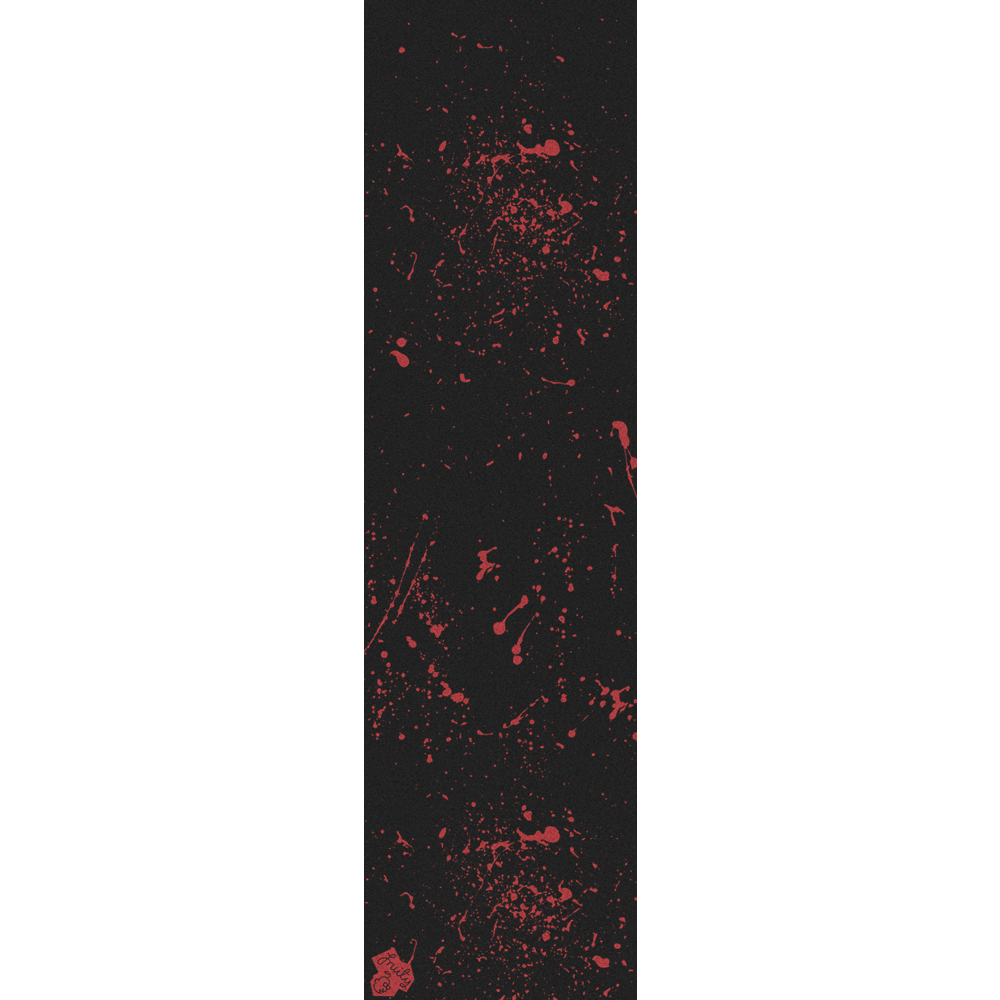 Fruity Griptape 9X33 Blood Splatter Single Sheet Skateboard Deck Griptape