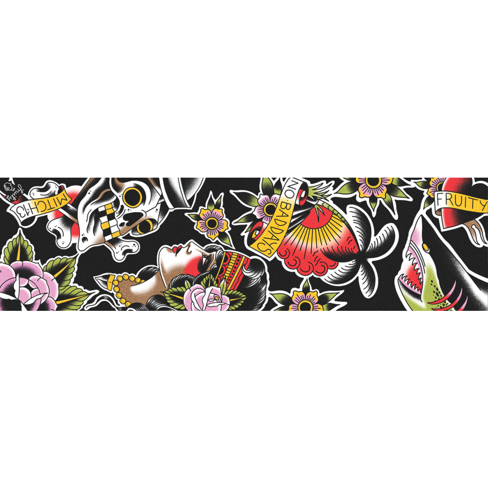 Fruity Griptape (9"x33") Mitch 13 Flash Single Sheet Skateboard Deck Grip tape