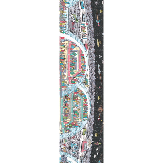 Fruity Griptape Where's Wally In The Future Single Sheet Skateboard Grip tape