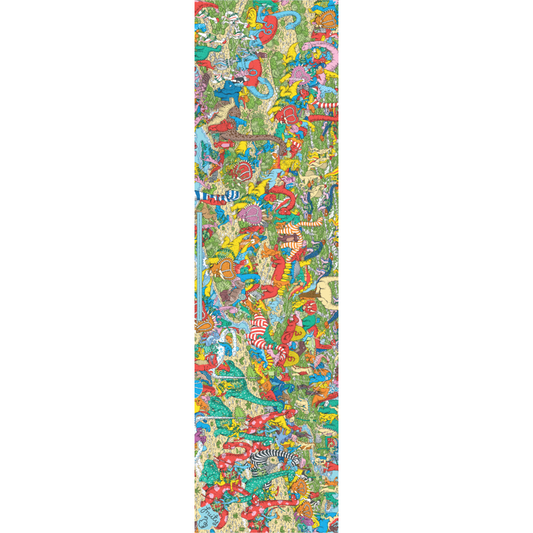 Fruity Griptape Where's Wally Jurassic Games Single Sheet Skateboard Grip tape