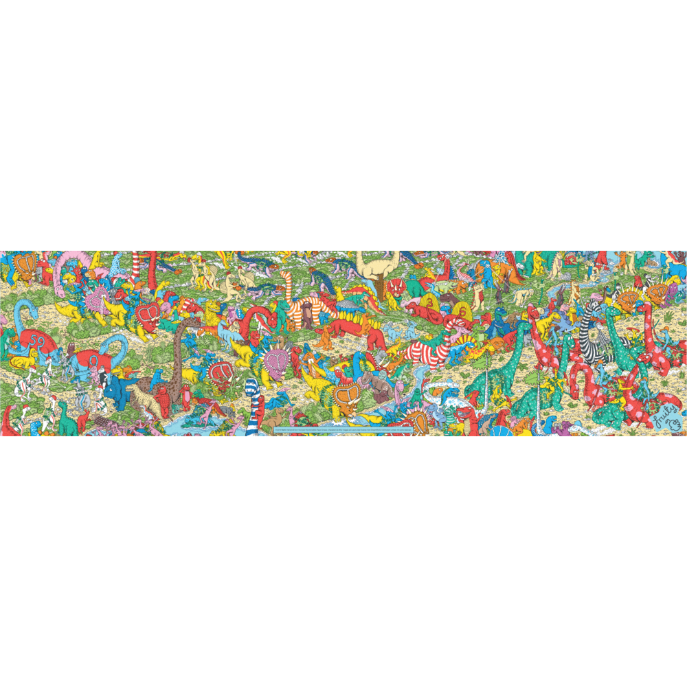 Fruity Griptape Where's Wally Jurassic Games Single Sheet Skateboard Grip tape