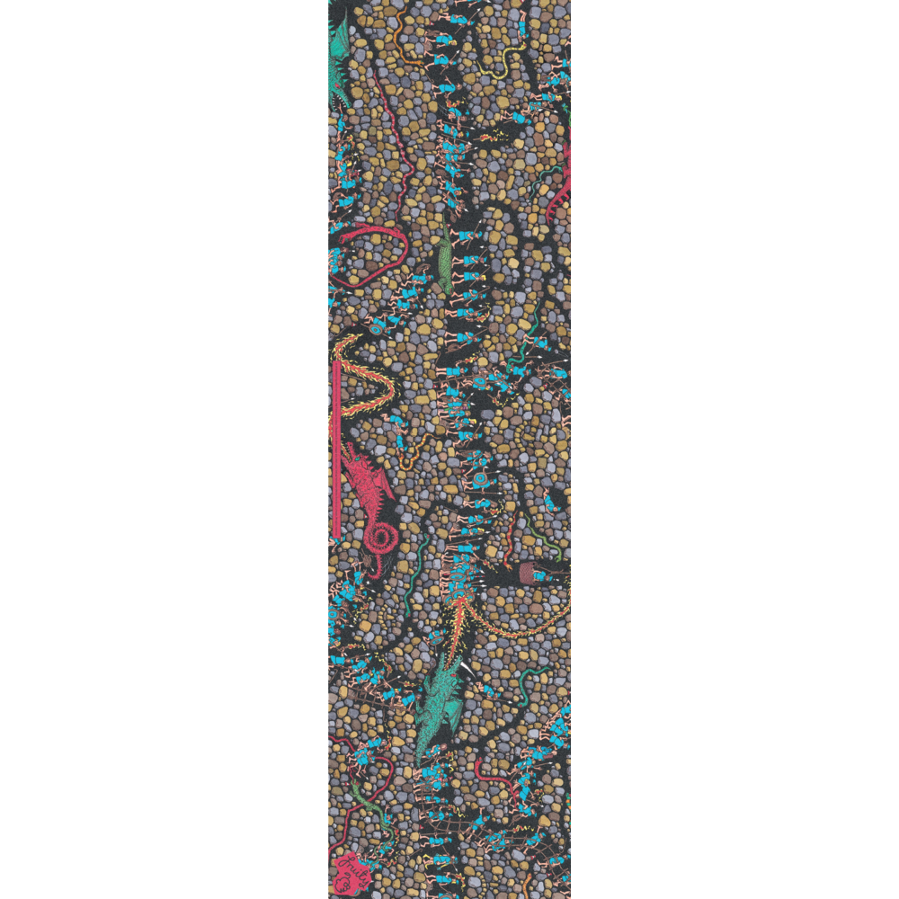 Fruity Griptape Where's Wally Underground Hunters 1 Sheet Skateboard Grip tape