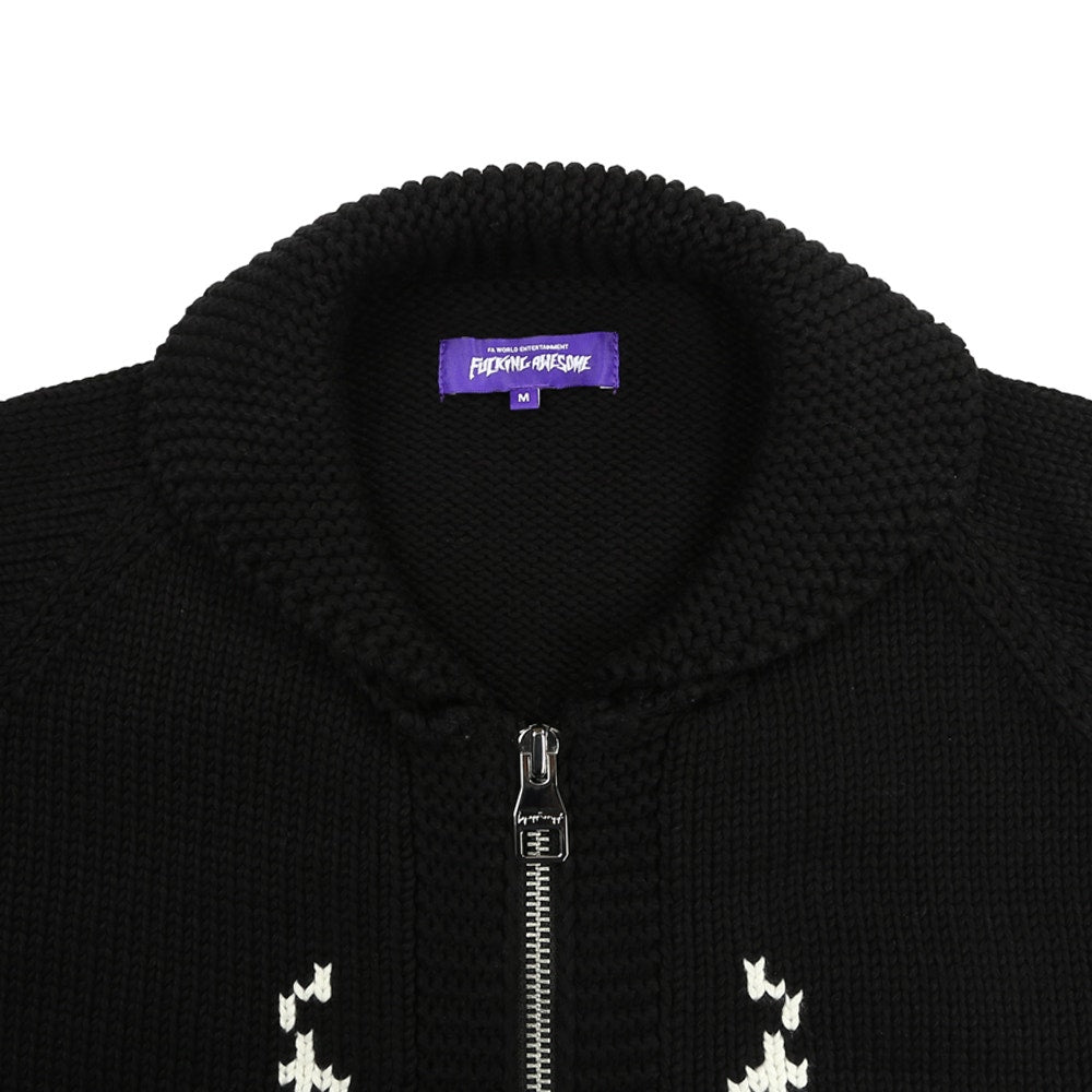 FA Skateboards Cardigan Cowichan Black FA Skateboard Jacket