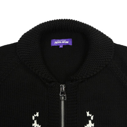 FA Skateboards Cardigan Cowichan Black FA Skateboard Jacket