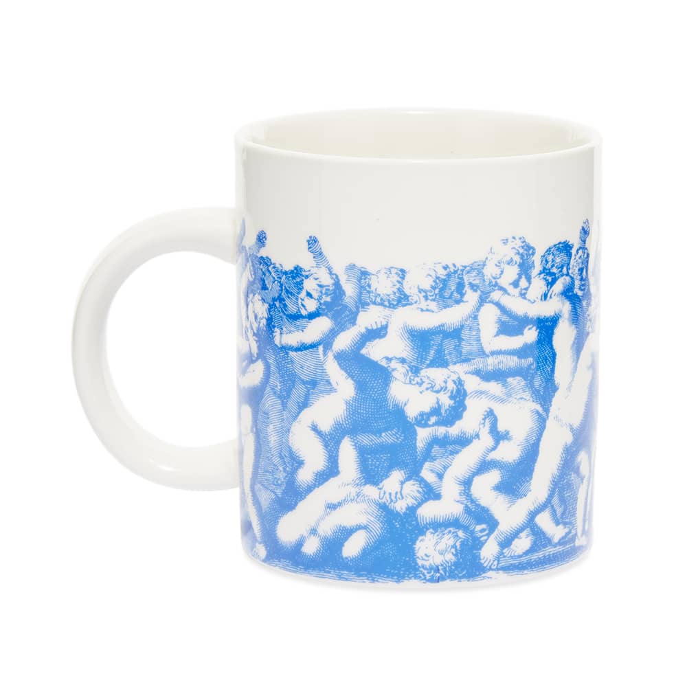 Fucking Awesome Cherub Fight Mug Blue/Ivory Cup