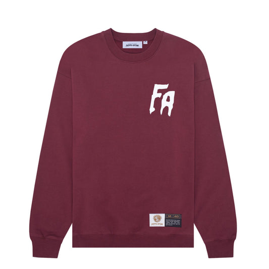 Fucking Awesome Crew Seduction Of The World Maroon FA Skateboard Pullover