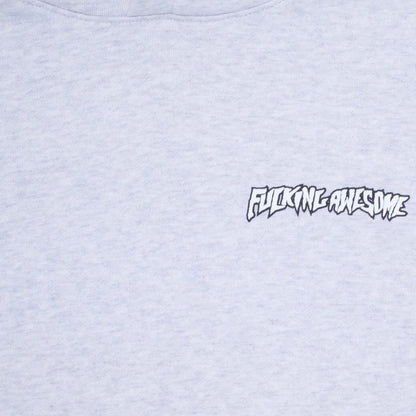 Fucking Awesome Hood Faces Heather Grey FA Skateboard Pullover Hoodie