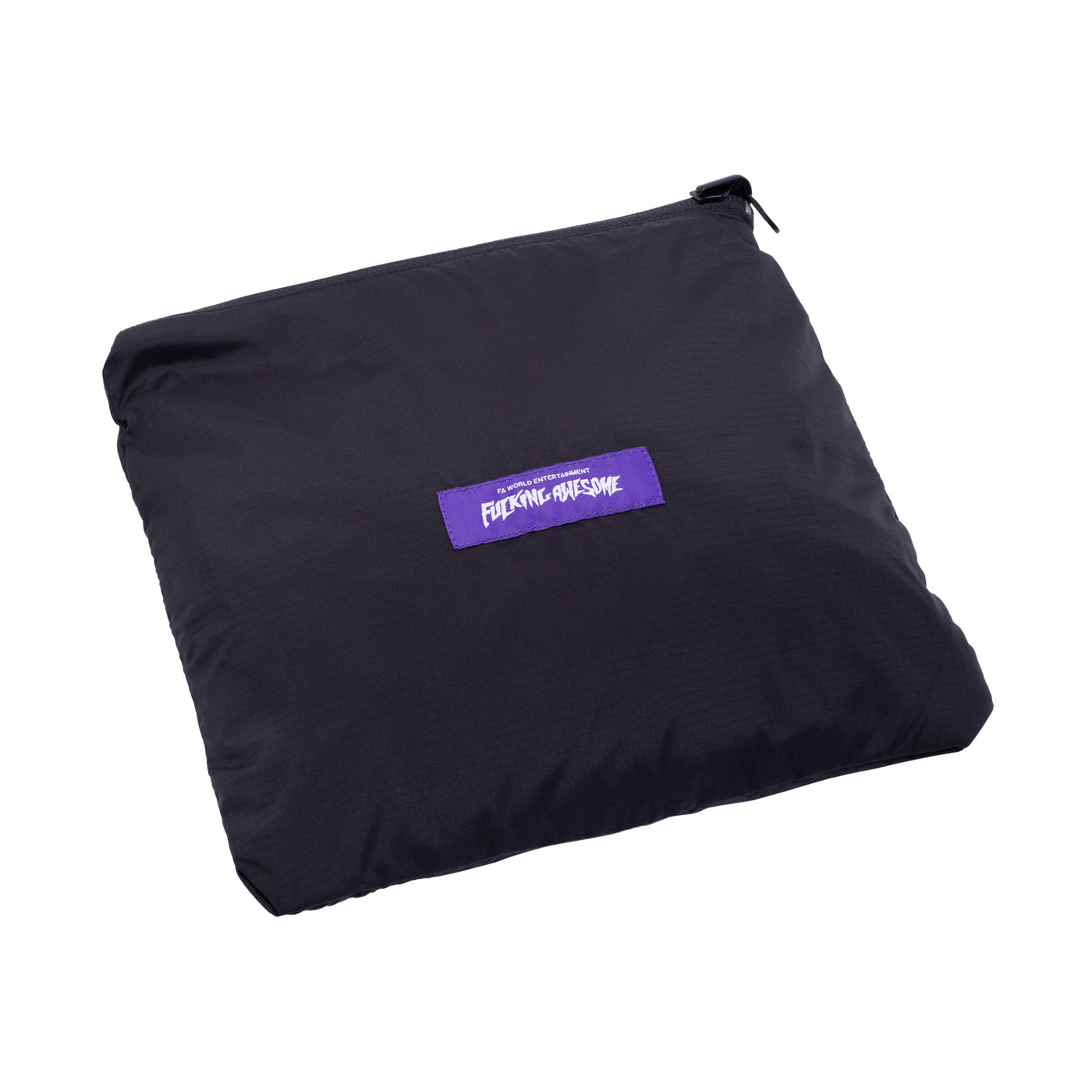 Fucking Awesome Jacket Cut Off Anorak Black FA Skateboard Pullover