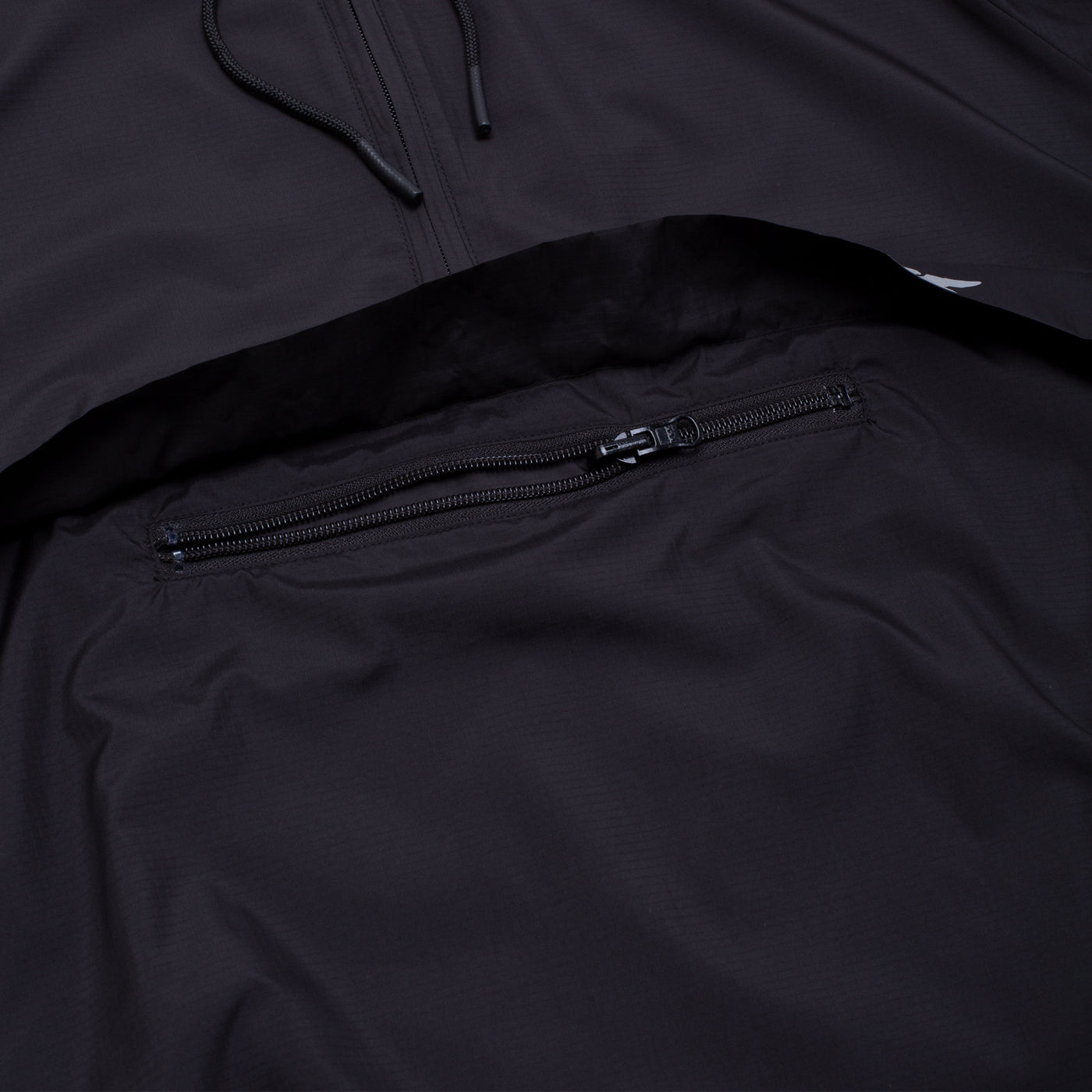 Fucking Awesome Jacket Cut Off Anorak Black FA Skateboard Pullover