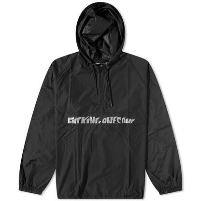 Fucking Awesome Jacket Cut Off Anorak Black FA Skateboard Pullover