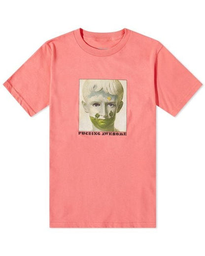 Fucking Awesome Tee You Don't Know Me Light Pink FA Skateboard T-Shirt