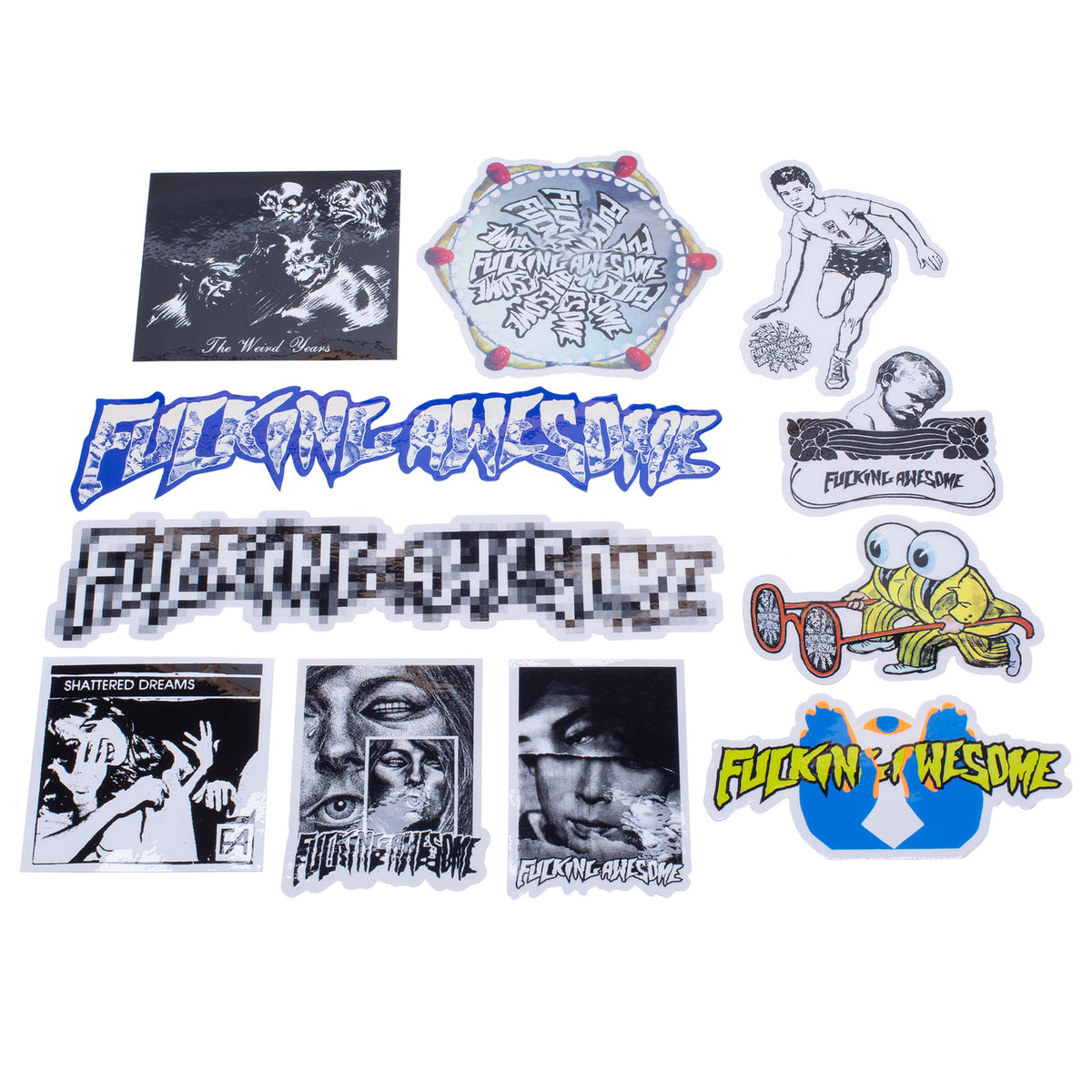 Fucking Awesome Sticker Pack Assorted Skateboard Decal Stickers
