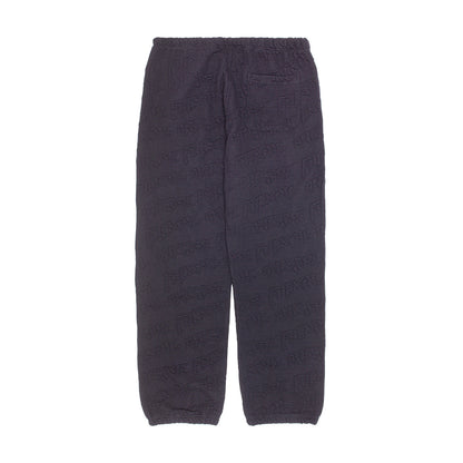 Fucking Awesome Sweat Pant Jacquard Logo Black FA Skateboard Trackies