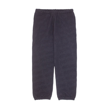 Fucking Awesome Sweat Pant Jacquard Logo Black FA Skateboard Trackies
