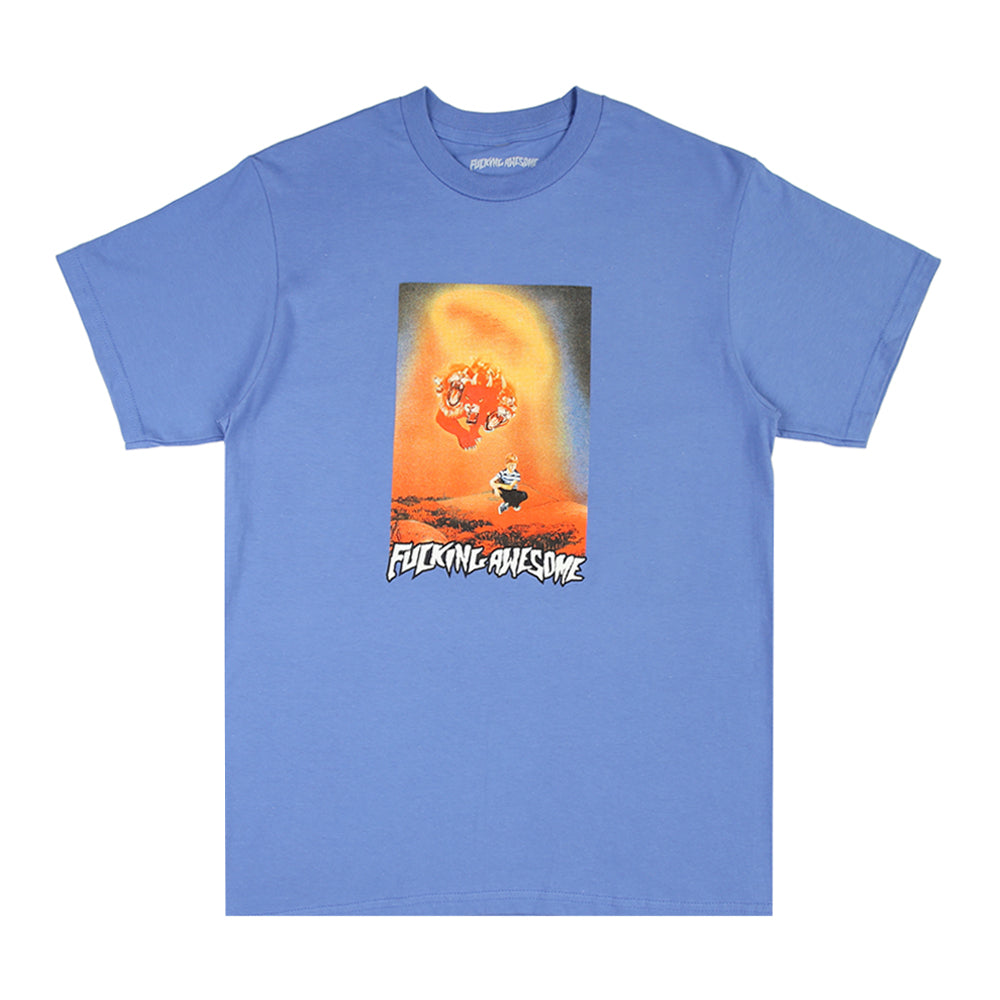 Fucking Awesome Tee Arrival Flo Blue Fa Skateboard T Shirt