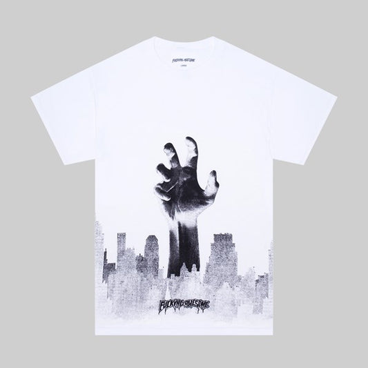 Fucking Awesome Tee City White FA Skateboard T-Shirt