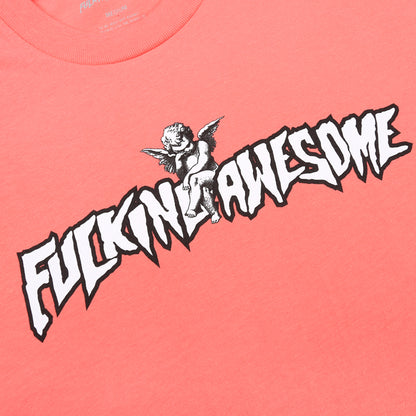 Fucking Awesome Tee Filigree Light Pink FA Skateboard T-Shirt
