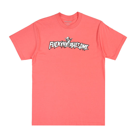 Fucking Awesome Tee Filigree Light Pink FA Skateboard T-Shirt