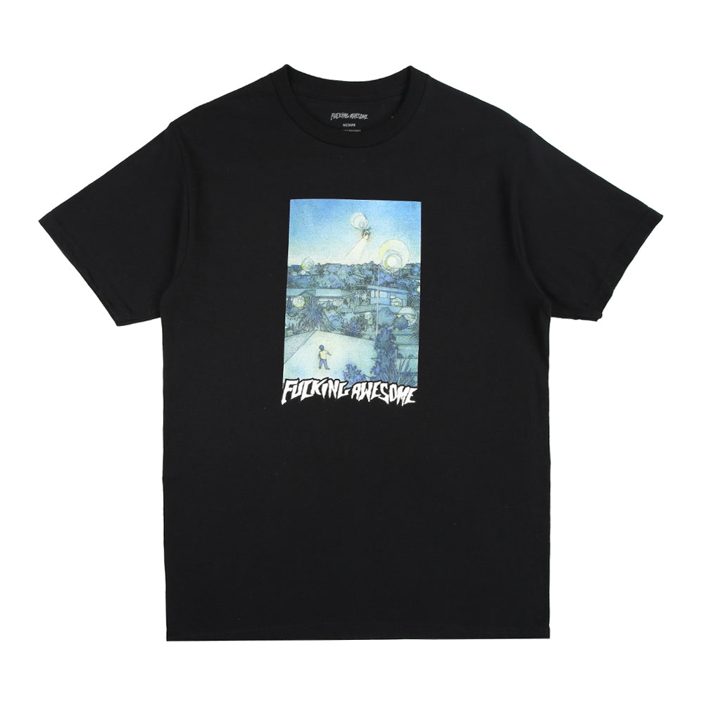 Fucking Awesome Tee Helicopter Black FA Skateboard T-Shirt