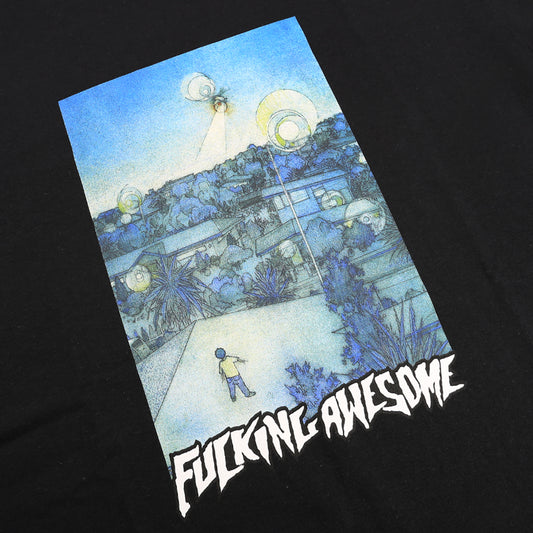 Fucking Awesome Tee Helicopter Black FA Skateboard T-Shirt