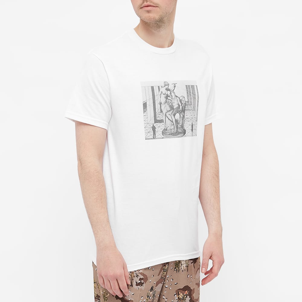 Fucking Awesome Tee Perspective Statue White FA Skateboard T-Shirt