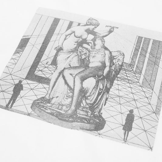 Fucking Awesome Tee Perspective Statue White FA Skateboard T-Shirt