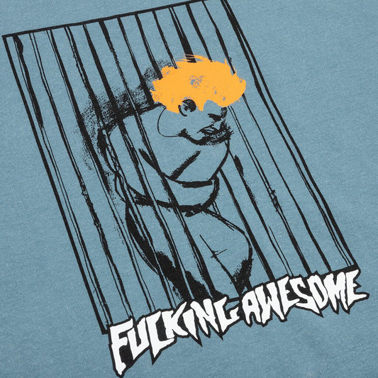 Fucking Awesome Tee Psych Ward Ice Blue FA Skateboard T-Shirt