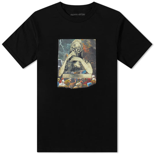 Fucking Awesome Tee Saint Mary Black FA Skateboard T-Shirt