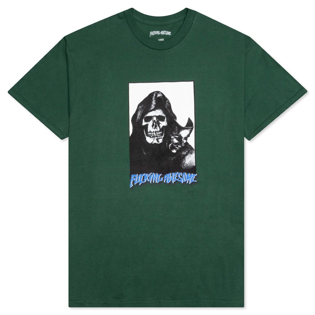 Fucking Awesome Tee Santana Sport Dark Green Fa Skateboard T Shirt