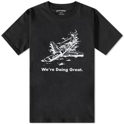 Fucking Awesome Tee We're Doing Great Black FA Skateboard T-Shirt