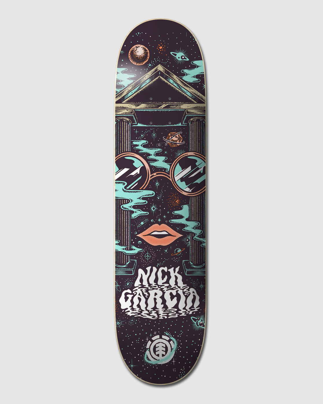 Element Skateboard Deck Space Case Nick Garcia 8.38"