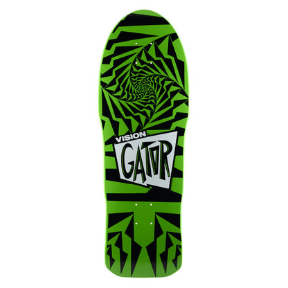 Vision Skateboards Deck Gator II Green/Black 10.25" Reissue