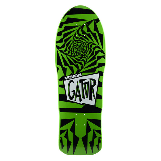 Vision Skateboards Deck Gator II Green/Black 10.25" Reissue