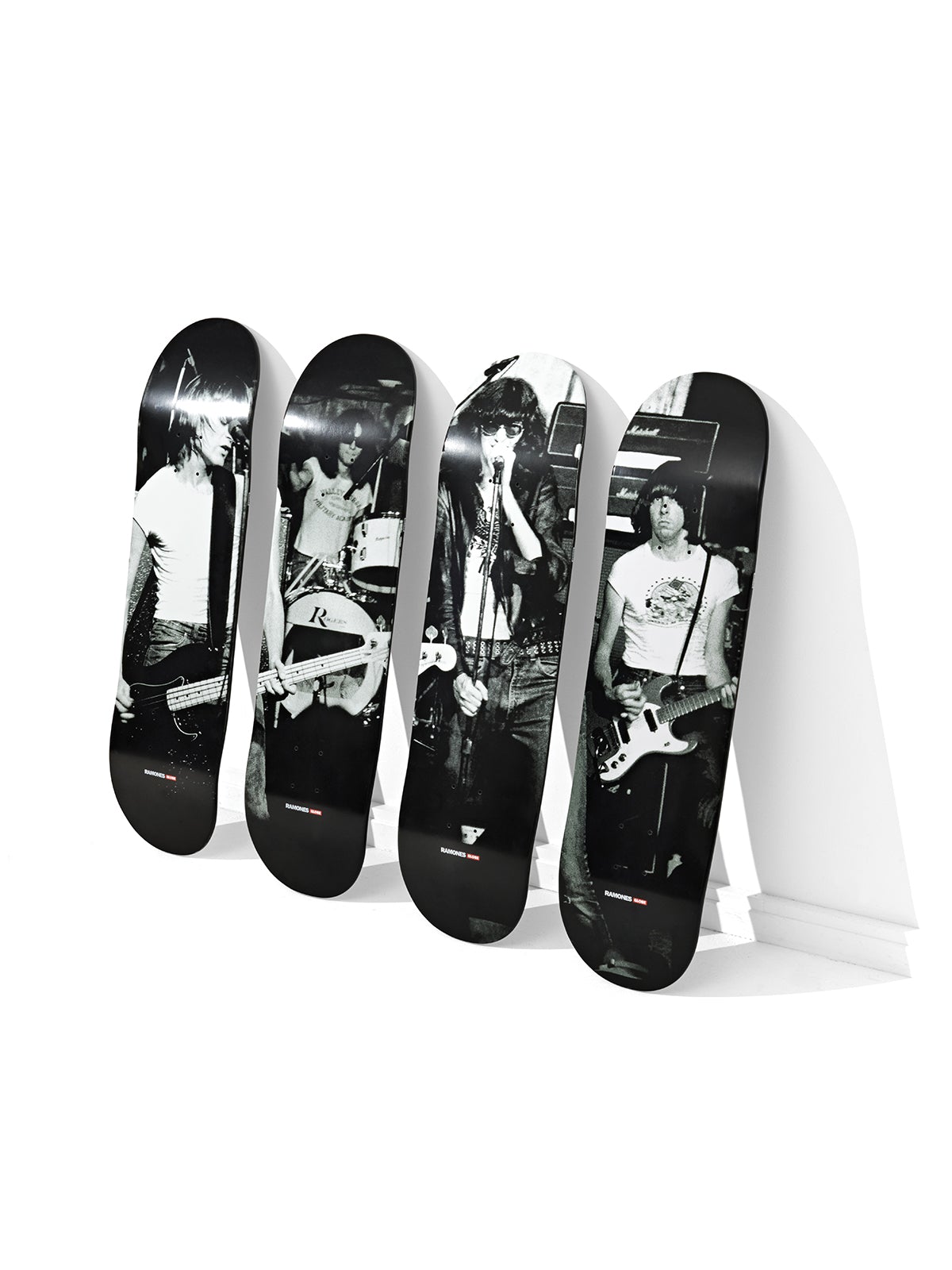 Globe Skateboards x Ramones On Stage Collector's Set 4 DECK SET LIMITED EDITION