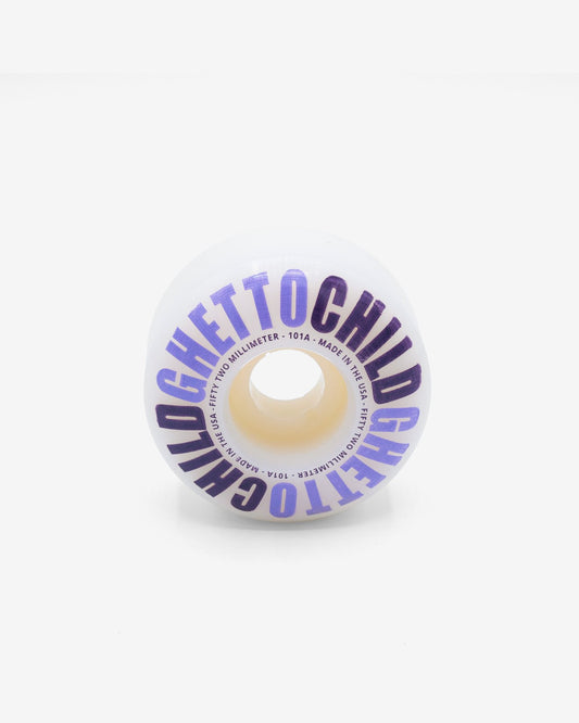 Ghetto Child Skateboard Wheels Classic Logo 52mm 101a
