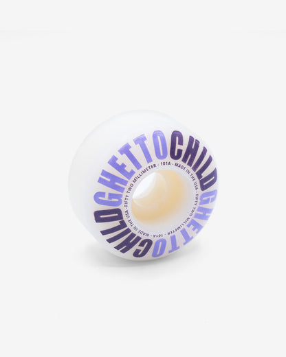 Ghetto Child Skateboard Wheels Classic Logo 52mm 101a