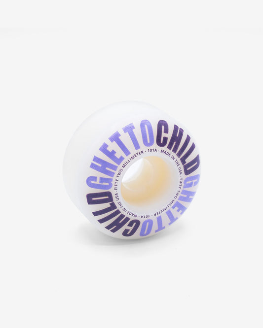Ghetto Child Skateboard Wheels Classic Logo 52mm 101a