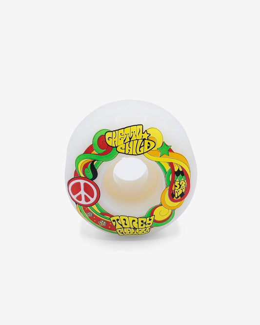 Ghetto Child Skateboard Wheels Pudwill Peace 52mm 101a T-Puds