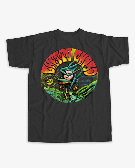 Ghetto Child Wheels Tee Magic Black Premium Skateboard T-Shirt
