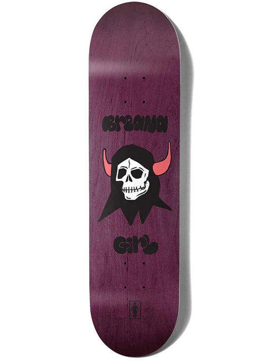 GIRL Skateboard Deck Breana Geering Good Time Goth 8.25"