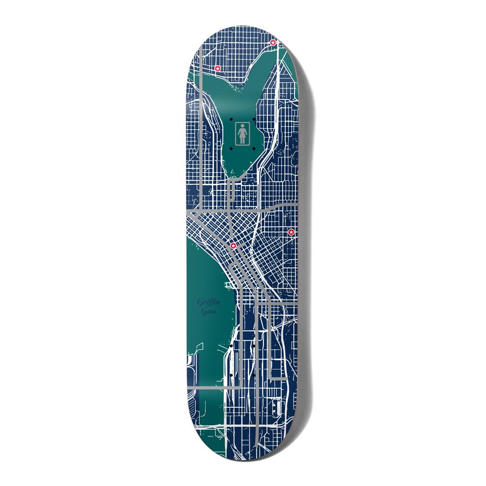 Girl Skateboard Deck Griffin Gass Pin Point One Off Wr41 8 5