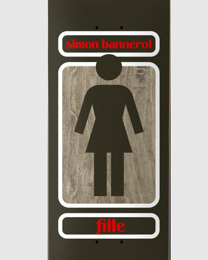 GIRL Skateboard Deck Simon Bannerot 93 Til WR41 9" Loveseat