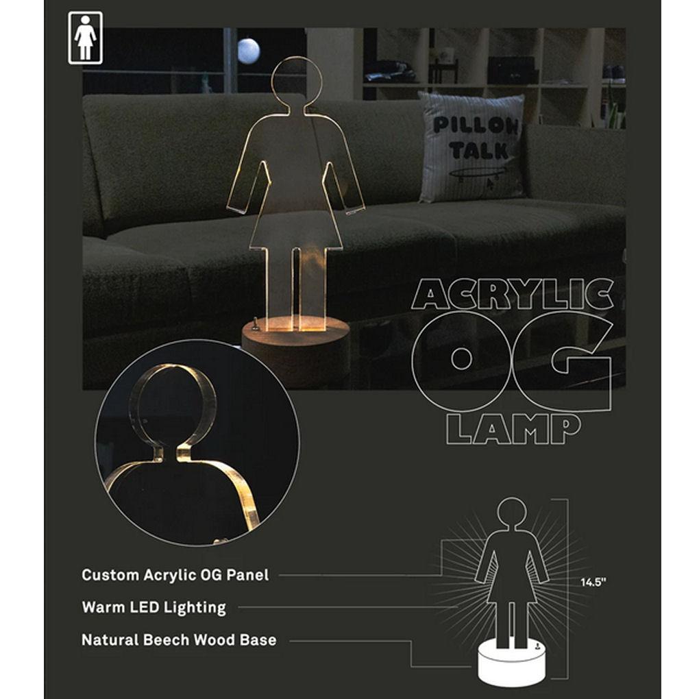 Girl Skateboards Light Acrylic Og Lamp
