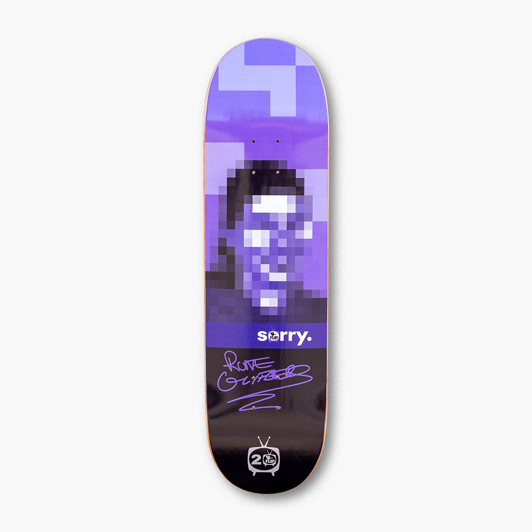 FLiP Skateboard Deck Rune Glifberg Sorry 20th Anniversary 8.5"