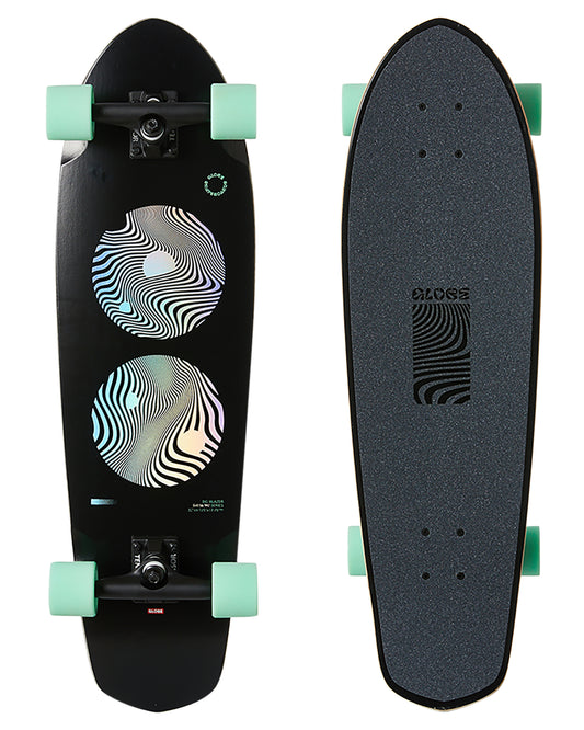 Globe Complete Skateboard Big Blazer Black/Green 32" Cruiser