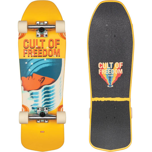 Globe Complete Skateboard Blaster Cult of Freedom/Wavehead 9.25"
