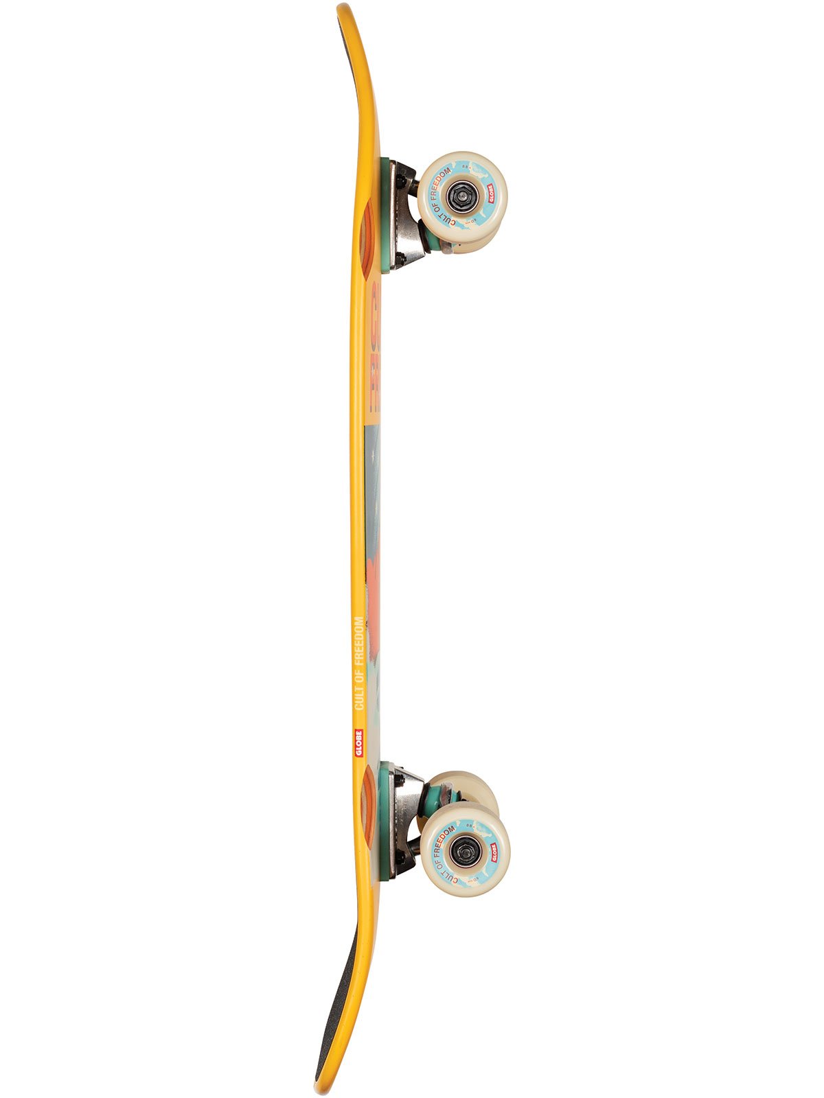 Globe Complete Skateboard Blaster Cult of Freedom/Wavehead 9.25"